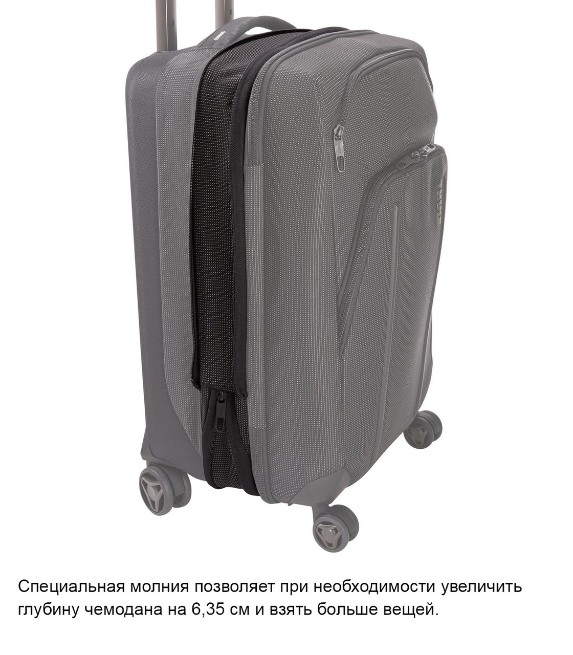 C2S22BLK Дорожная сумка на колесиках Thule Сrossover 2 Carry on Spinner, 35L, черный (3204031) - фото 9 - id-p225775674