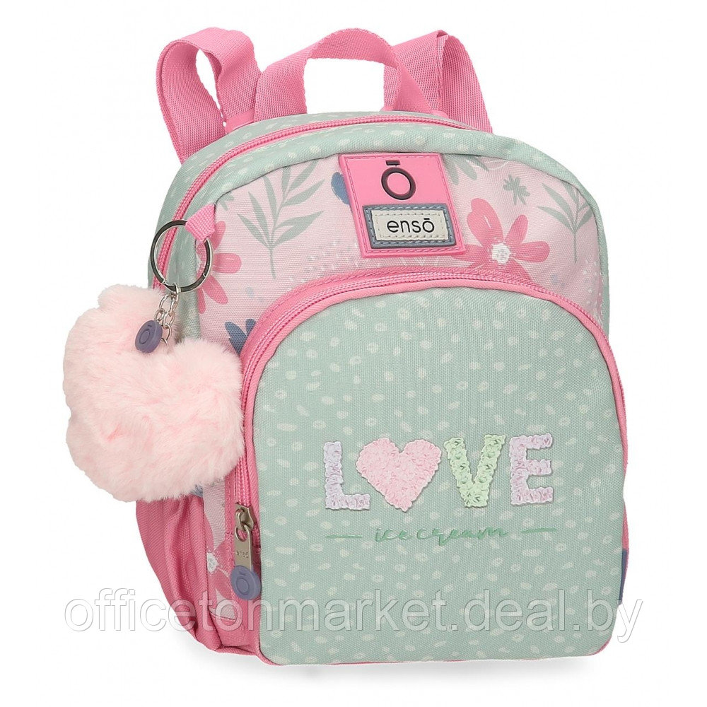 Рюкзак детский "Love ice cream", XS, зеленый, розовый - фото 1 - id-p225775734