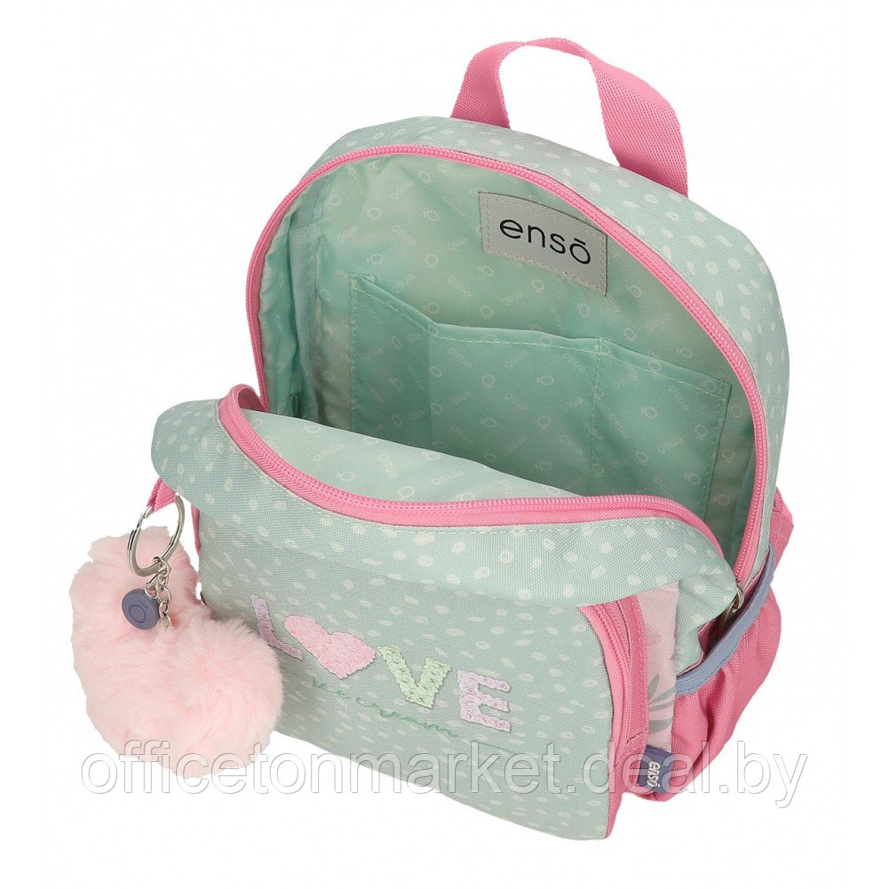 Рюкзак детский "Love ice cream", XS, зеленый, розовый - фото 3 - id-p225775734
