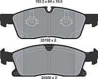 Тормозные колодки Textar 2519201