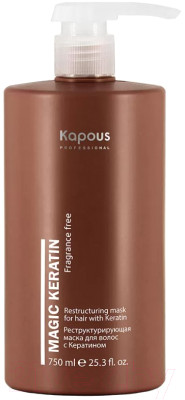 Маска для волос Kapous Magic Keratin Реструктурирующая с кератином - фото 1 - id-p225781841