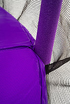 Батут с защитной сеткой Calviano 140 см - 4,5ft OUTSIDE master smile Фиолетовый, фото 3