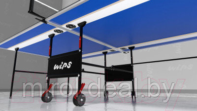 Теннисный стол Wips Roller Outdoor Composite 61080 - фото 2 - id-p225783248