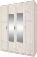 Шкаф Stolline Лозанна 4-х дверный с зеркалом / СТЛ.223.01