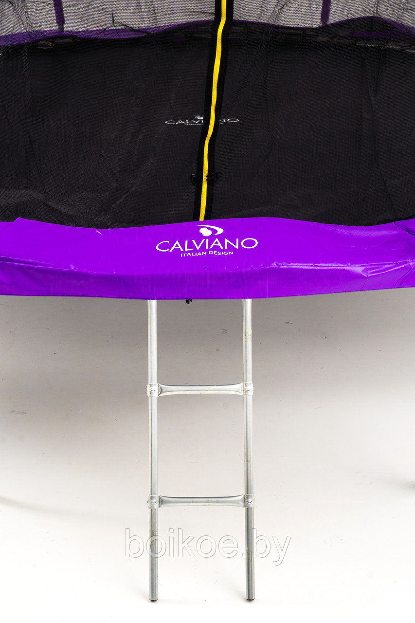 Батут Calviano 374 см - 12ft OUTSIDE master smile Фиолетовый - фото 5 - id-p225785482