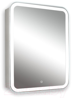 Шкаф с зеркалом для ванной Silver Mirrors Фиджи 50 / LED-00002362 - фото 1 - id-p216623362