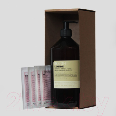 Набор косметики для тела и волос Insight Dermo-Calming Shampoo 900мл+Sample Sachet Cleanser+Body Cream - фото 3 - id-p224088105