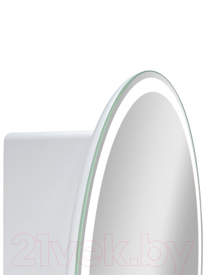 Шкаф с зеркалом для ванной Континент Torneo White Led D 600 - фото 3 - id-p225786260