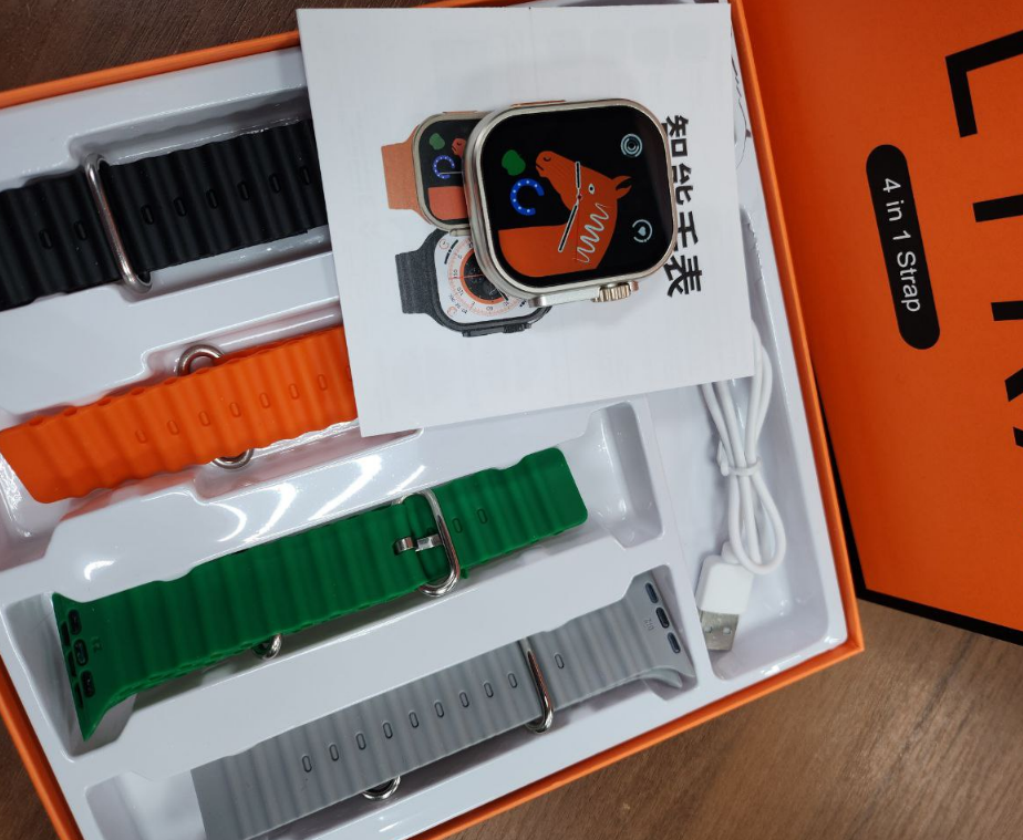 Умные смарт-часы DT2 Sport version Ultra (4 комплекта ремешков, беспроводная зарядка) - фото 5 - id-p225785104