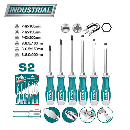Набор ударных отверток TOTAL THGSS2606 (6 предметов), фото 2
