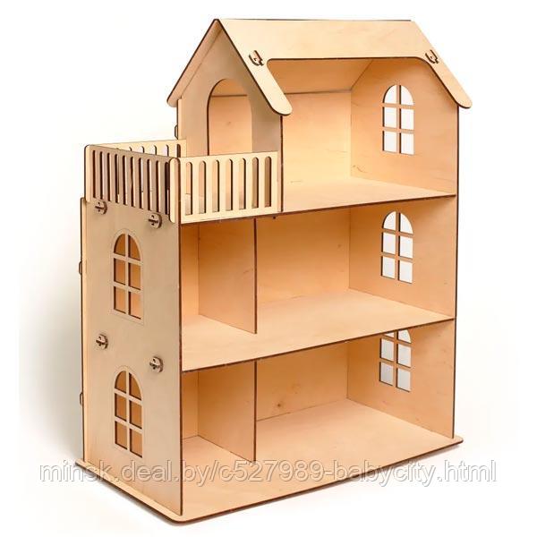 Экодом - кукольный домик Деревянный город Л101-ANT - фото 1 - id-p225787297