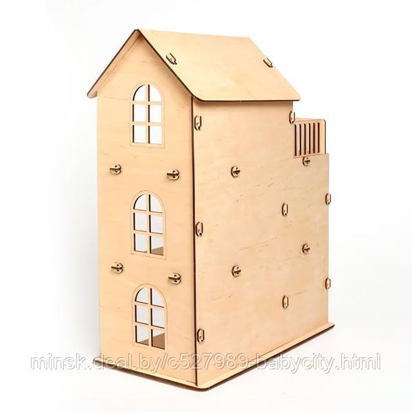 Экодом - кукольный домик Деревянный город Л101-ANT - фото 2 - id-p225787297