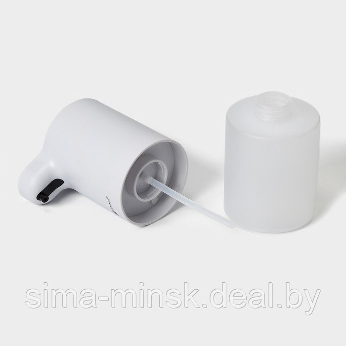 Диспенсер сенсорный для жидкого мыла SAVANNA, 350 мл, пластик, цвет белый - фото 10 - id-p225790143