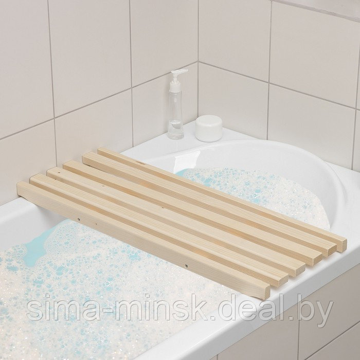 Сиденье для ванны с бортиком, 68×27×3,5 см - фото 1 - id-p225790147
