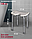 Поддерживающий стул для ванной и душа ТИТАН с гигиеническим вырезом (складной, регулируемый), фото 2