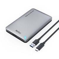 Мобильное шасси Netac NT07WH12-30CC (EXT BOX для внешнего подключения 2.5" SATA HDD USB3.0 Aluminum)