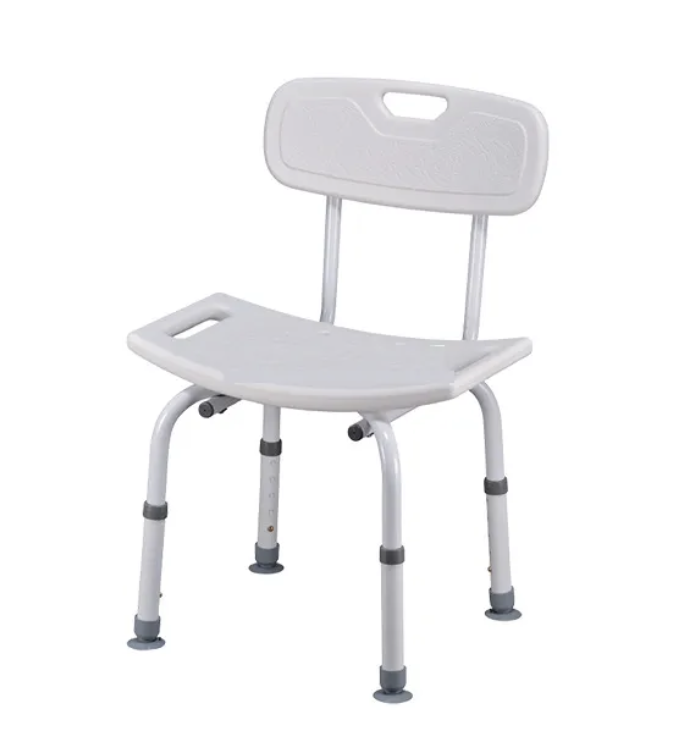 Поддерживающий стул со спинкой "Титан" для ванной и душа (складной, регулируемый) - фото 2 - id-p225791756