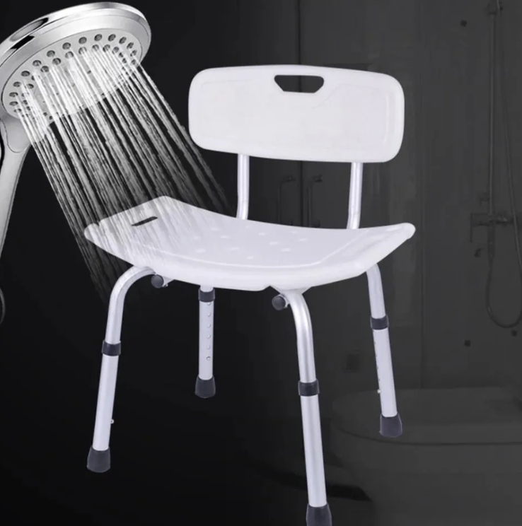 Поддерживающий стул со спинкой "Титан" для ванной и душа (складной, регулируемый) - фото 6 - id-p225791756