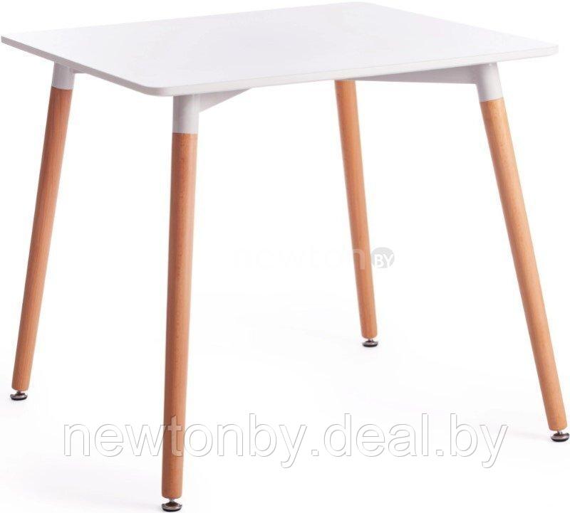 Кухонный стол TetChair John mod. T1003 (White (Белый) / Natural (натуральный)) - фото 1 - id-p225791889