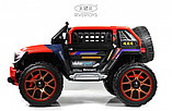 Детский электромобиль RiverToys K007AM (черный) BMW Полноприводный Двухместный, фото 6