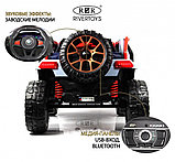 Детский электромобиль RiverToys K007AM (синий) BMW Полноприводный Двухместный, фото 5