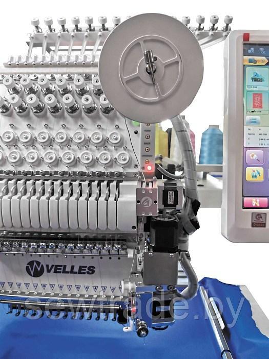 Промышленная автоматическая вышивальная машина VELLES VE 21C-TS2L NEXT с секвином и кордингом - фото 2 - id-p225794681