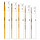 Кисти ЮНЛАНДИЯ, набор 5 шт. (ПОНИ: круглые № 1, 2, 3, 4, 5), блистер с европодвесом, 200893, фото 4