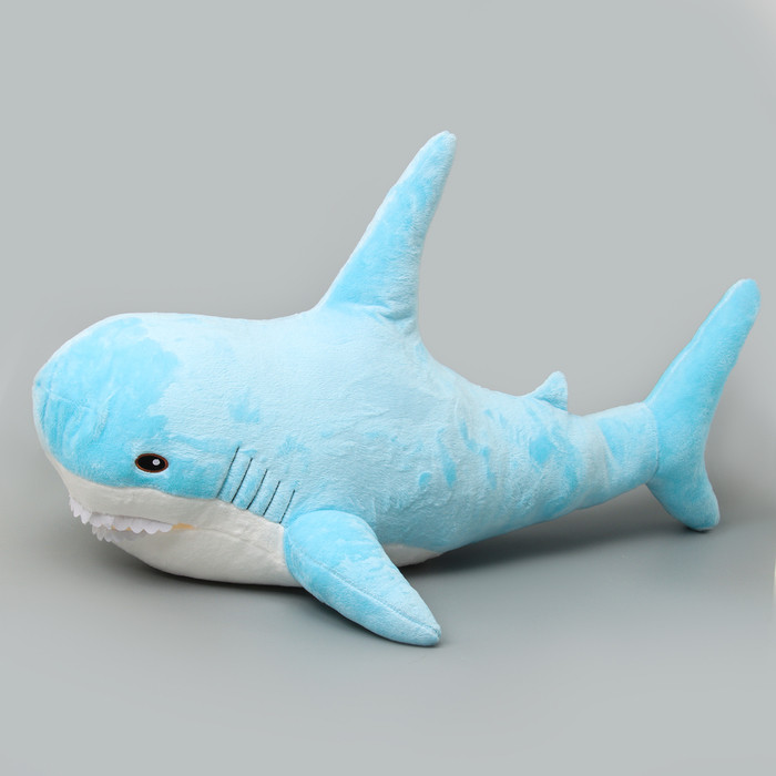 Мягкая игрушка "Акула", 100 см, цвет голубой - фото 2 - id-p225800969