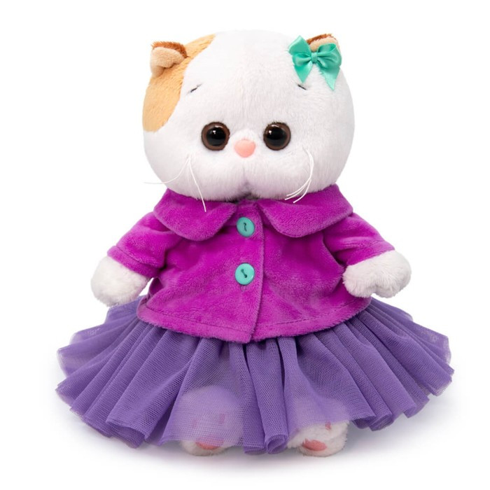 Мягкая игрушка «Ли-Ли Baby в пурпурной курточке и юбочке», 20 см - фото 1 - id-p225800982