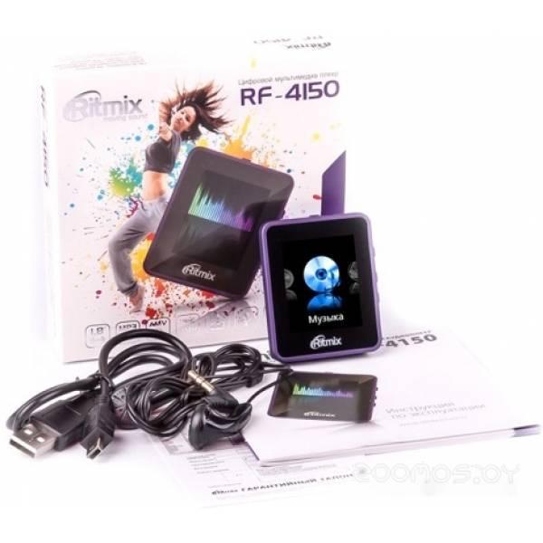 MP3-плеер Ritmix RF-4150 4GB (фиолетовый) - фото 4 - id-p225797081