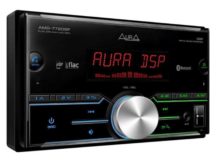 Автомагнитола 2 din AURA AMD-772 DSP магнитола для автомобиля авто с Bluetooth - фото 1 - id-p225509921