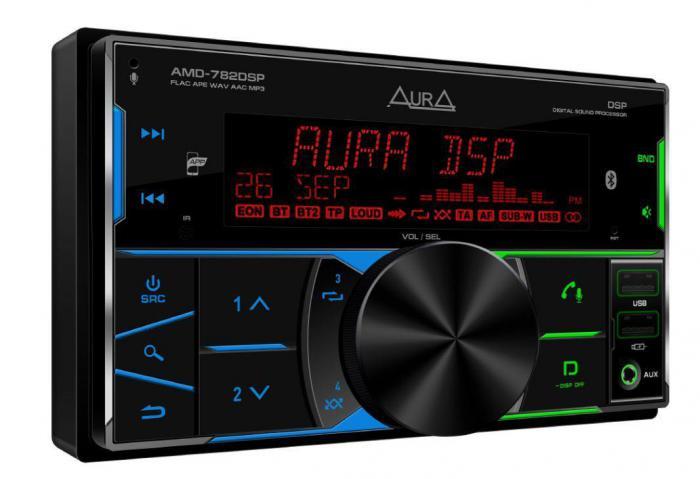 Автомагнитола 2 din AURA AMD-782 магнитола для автомобиля авто с Bluetooth - фото 1 - id-p225509941