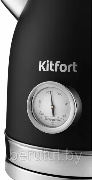 Чайник Kitfort KT-6102-1 (черный с серебром) - фото 4 - id-p225819214