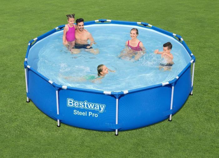 Круглый каркасный бассейн с фильтрующим насосом BESTWAY 56679 305х76см для детей - фото 3 - id-p225743301