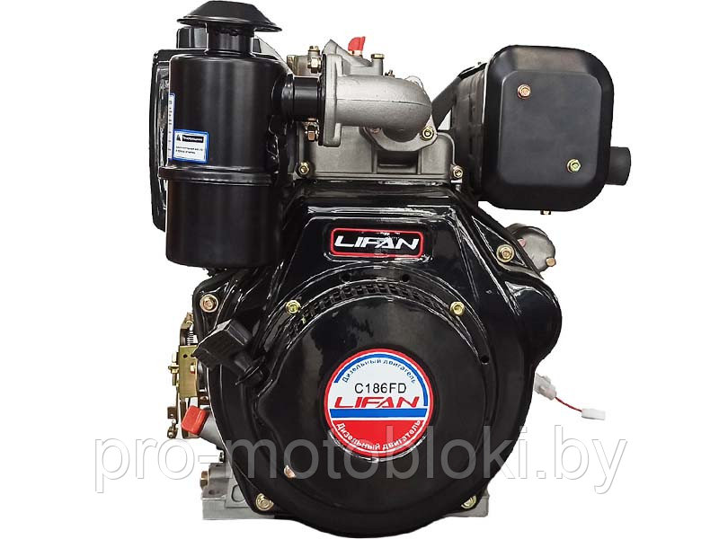 Двигатель дизельный Lifan C186F-D(вал 25мм под шпонку) 10лс 6А - фото 1 - id-p169699579