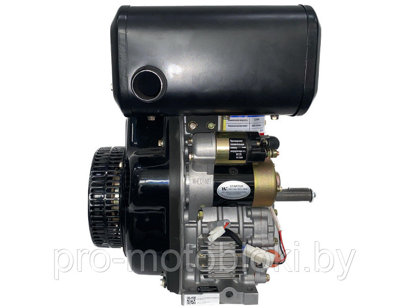 Двигатель дизельный Lifan C186F-D(вал 25мм под шпонку) 10лс 6А - фото 2 - id-p169699579