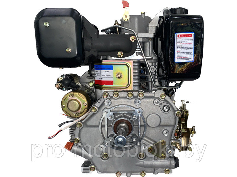 Двигатель дизельный Lifan C186F-D(вал 25мм под шпонку) 10лс 6А - фото 3 - id-p169699579