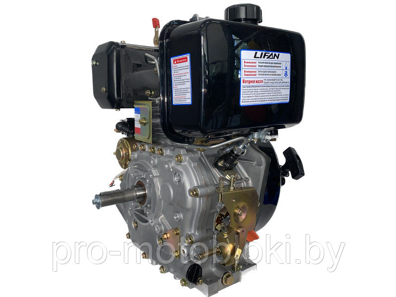 Двигатель дизельный Lifan C186F-D(вал 25мм под шпонку) 10лс 6А - фото 4 - id-p169699579