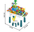 Детский стол и стул с конструктором 148 деталей, фото 4