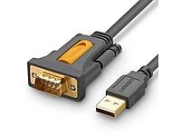 Хаб USB Ugreen CR104 USB to DB9 RS-232 Adapter Cable 1m Space Grey 20210