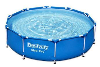 Круглый каркасный бассейн с фильтрующим насосом BESTWAY 56679 305х76см для детей