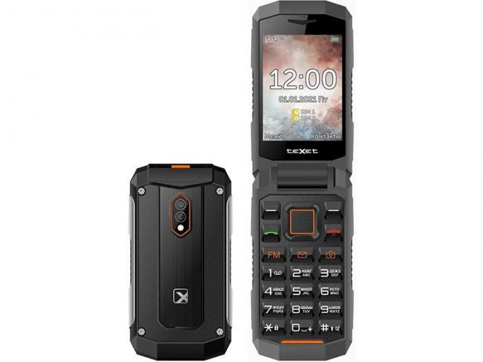 Телефон раскладушка кнопочный сотовый teXet TM-D411 черный - фото 1 - id-p225598556