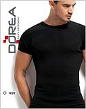 Чёрная мужская футболка (рибана), фото 2