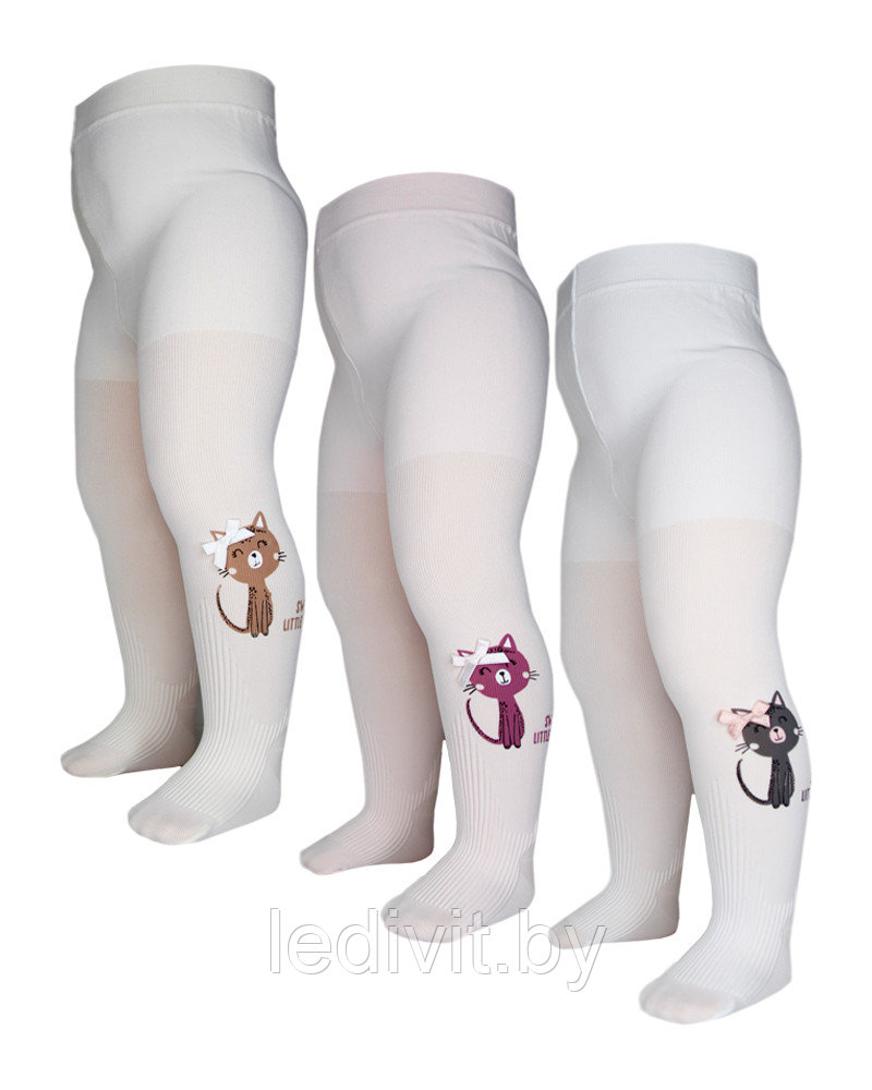 Колготки для девочки с аксессуаром из микрофибры