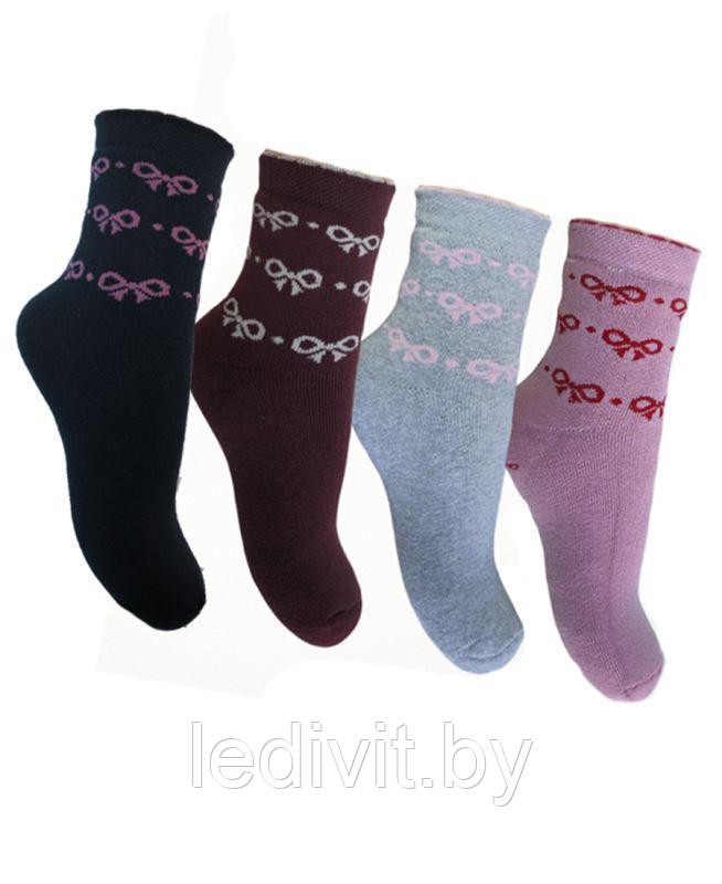 Махровые носки с рисунком для девочки - фото 1 - id-p225821138