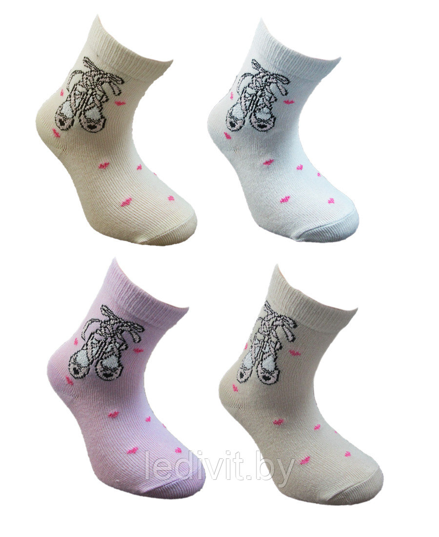 Носки с рисунком для девочки - фото 1 - id-p225821145