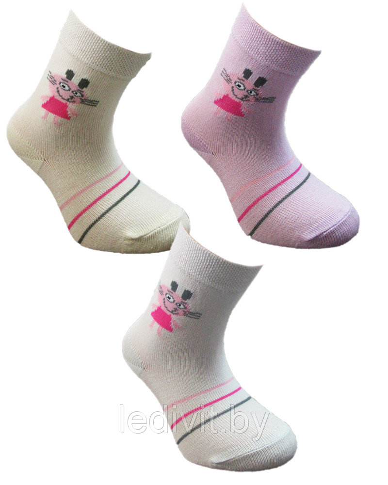 Носки с рисунком для девочки - фото 1 - id-p225821147