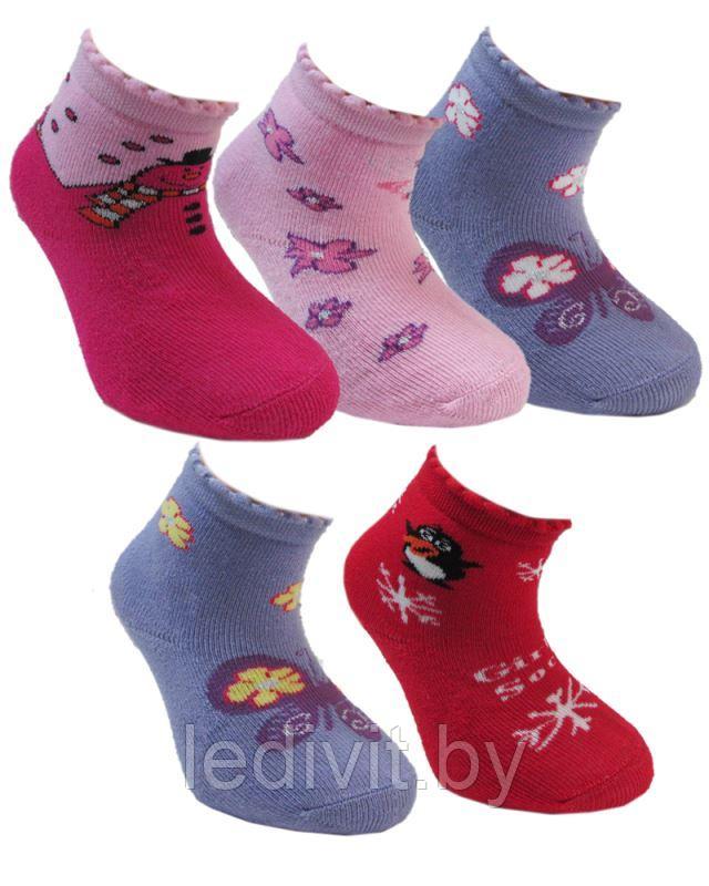 Детские махровые носки для девочки