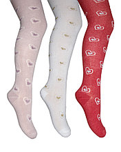 Колготки для девочки  с жаккардовым рисунком