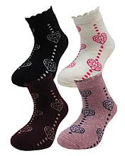 Махровые носки с рисунком для девочки